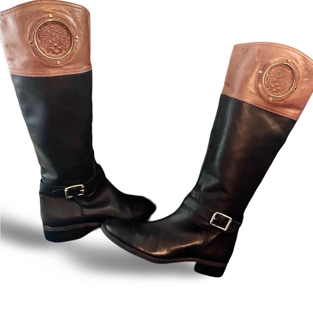 WORN ONCE. AUTHENTIC! VINCE CAMUTO PHILLIE TALL RIDING BOOTS